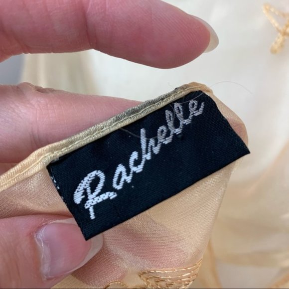 Rachelle Sheer‎ Embroidered Indian Scarf/Shawl In Good Used Condition. - Picture 5 of 16